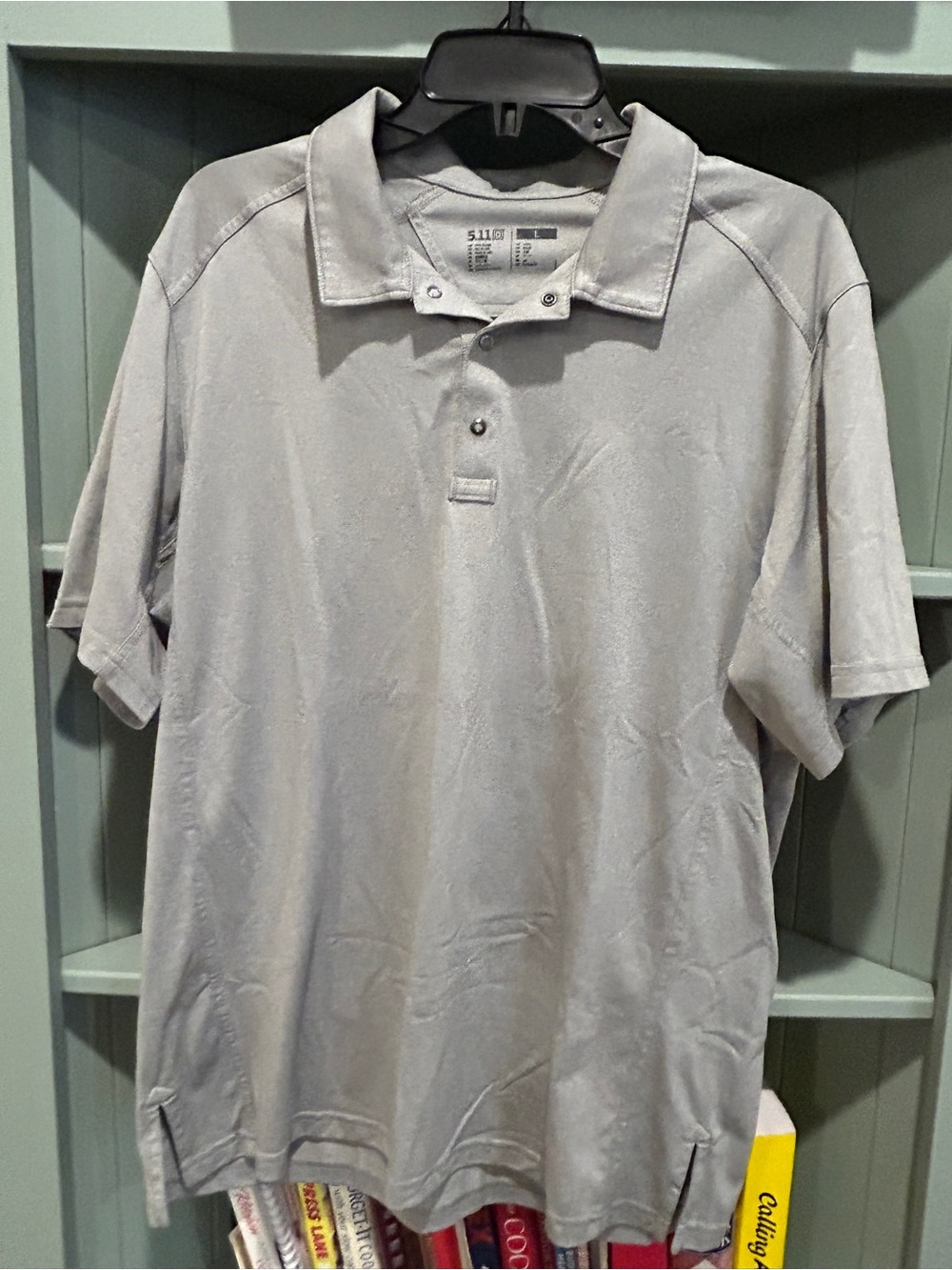 5.11 Tactical Men’s Light Gray Polo Shirt